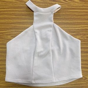 NWT High neck/halter crop top